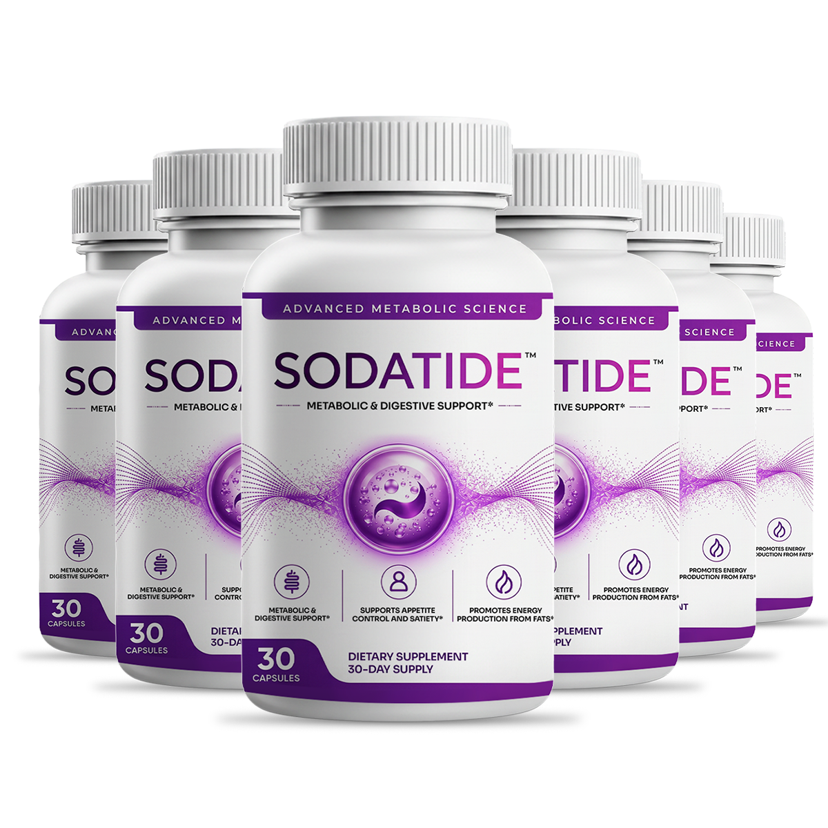 Sodatide six-bottle package